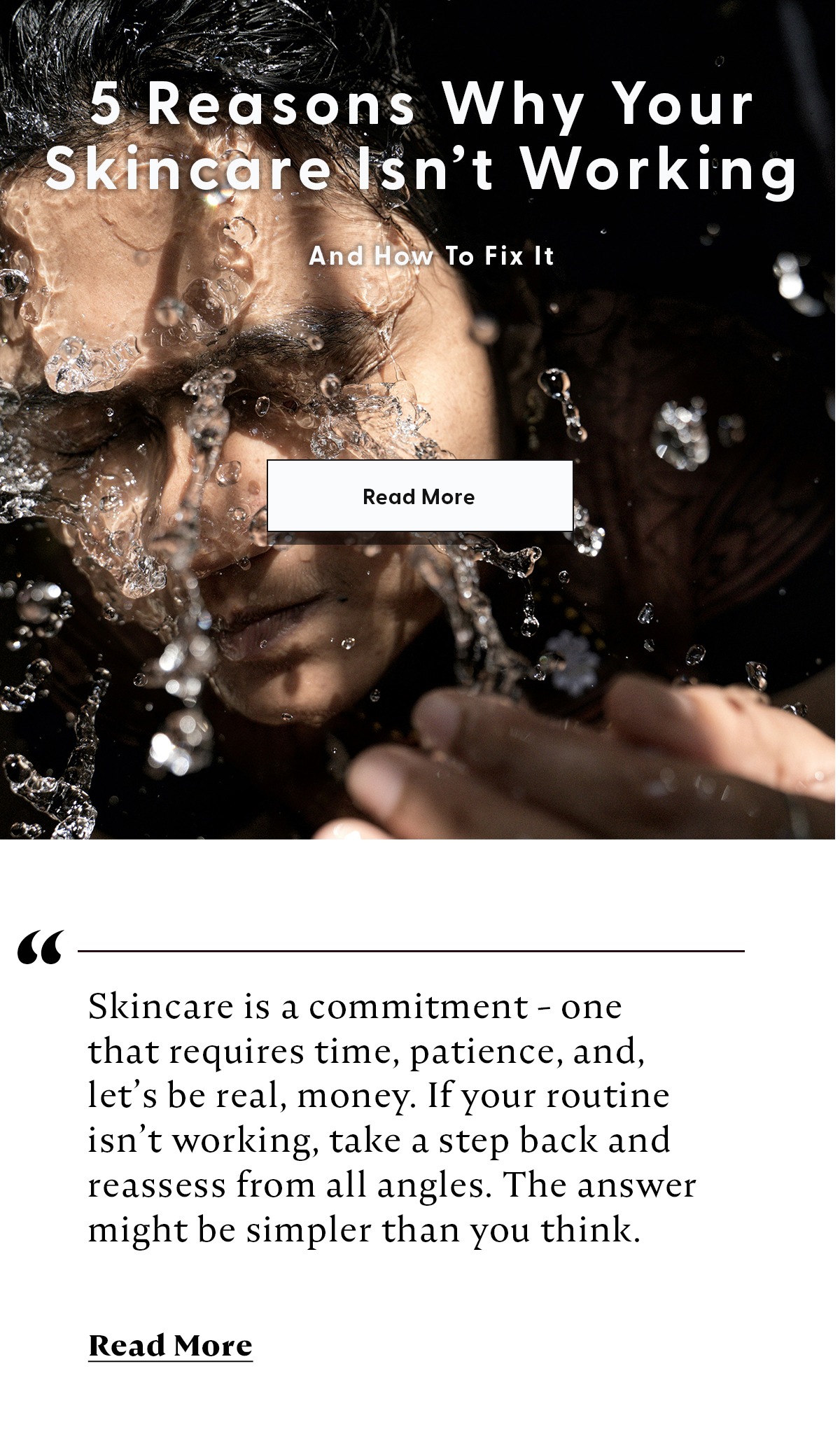 5 reasons why your skincare isnt working