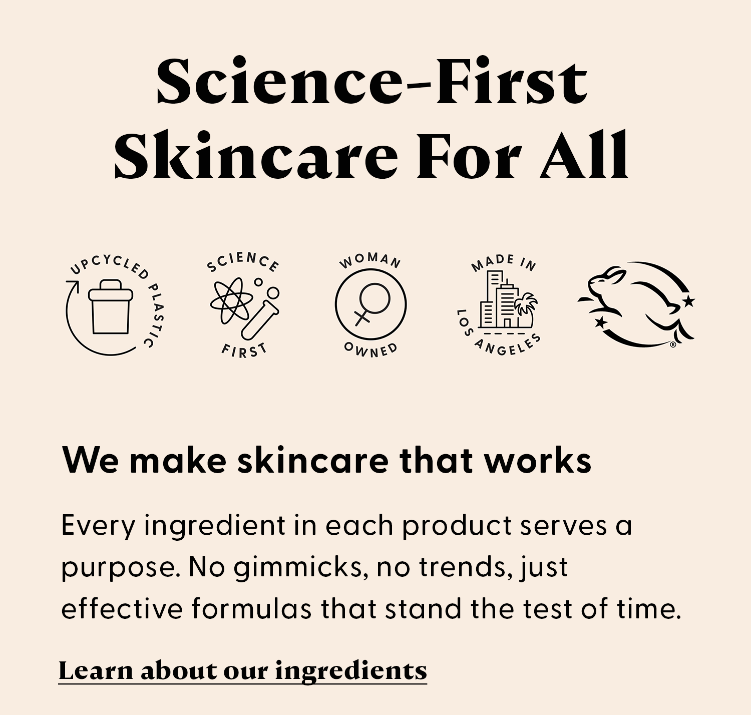 learn about our ingredients