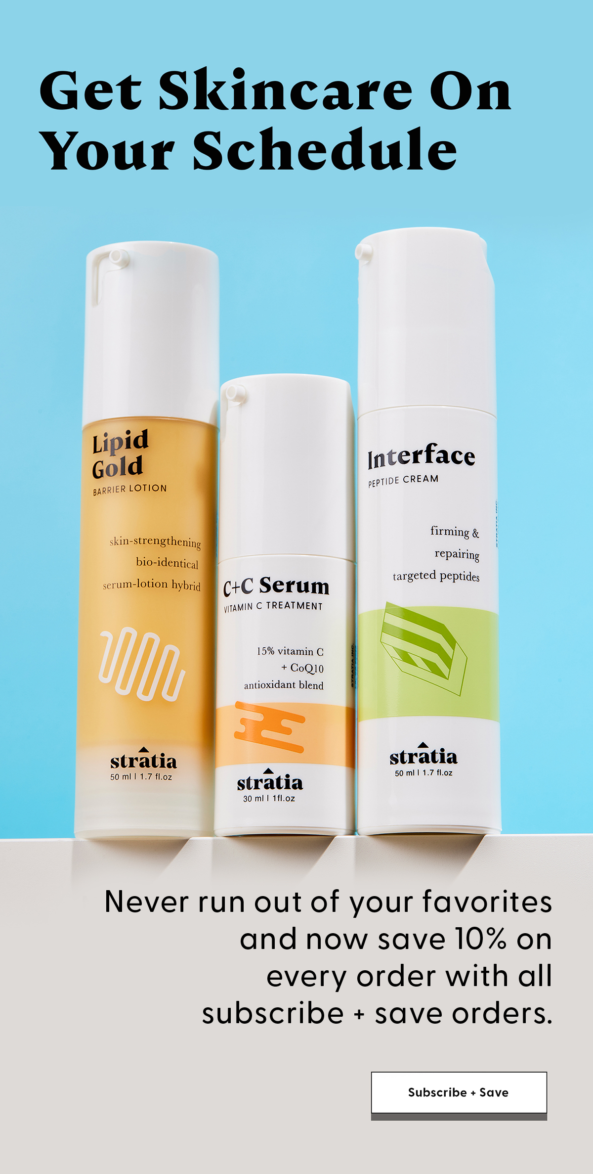 get skincare on your schedule