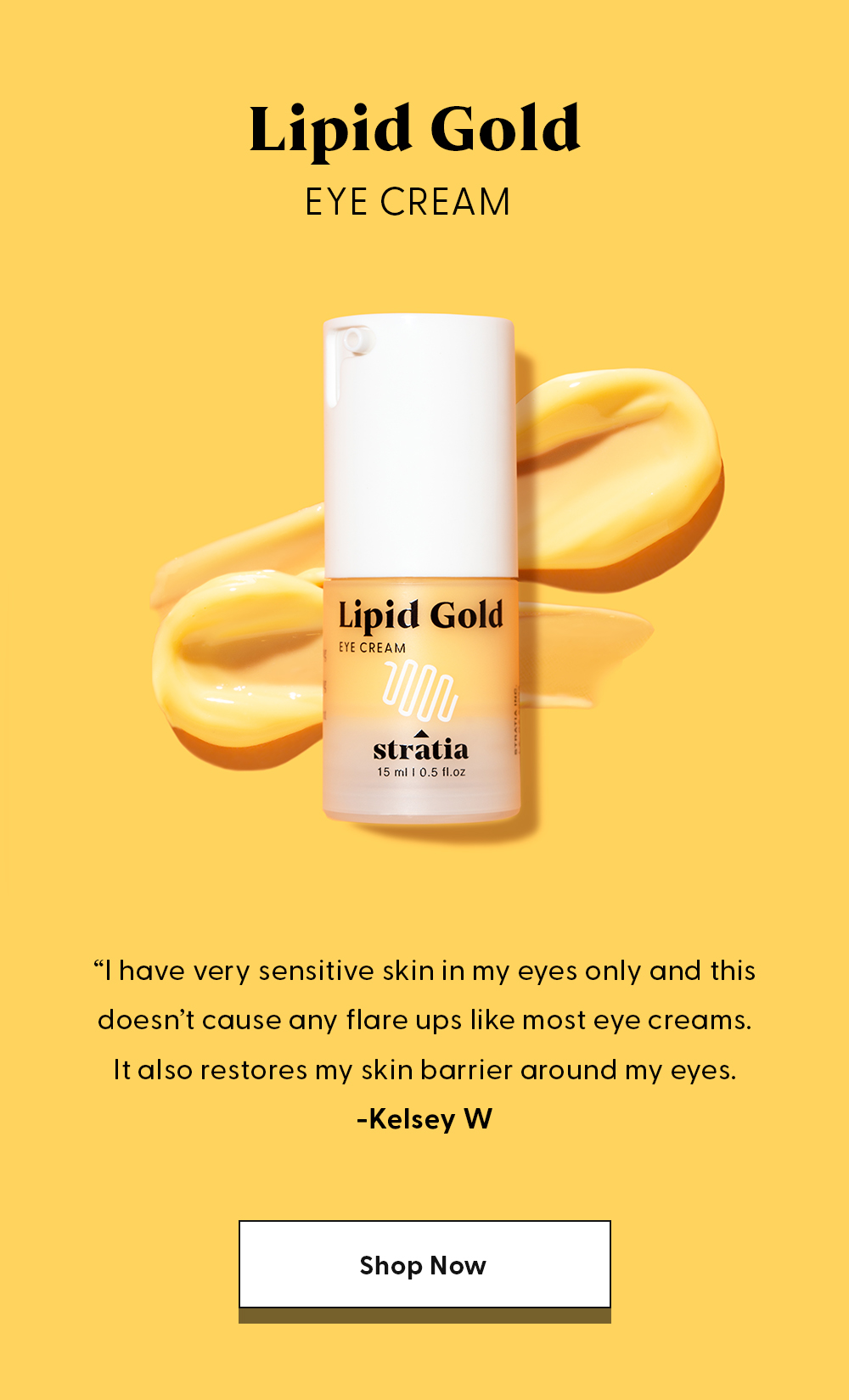 lipid gold eye cream