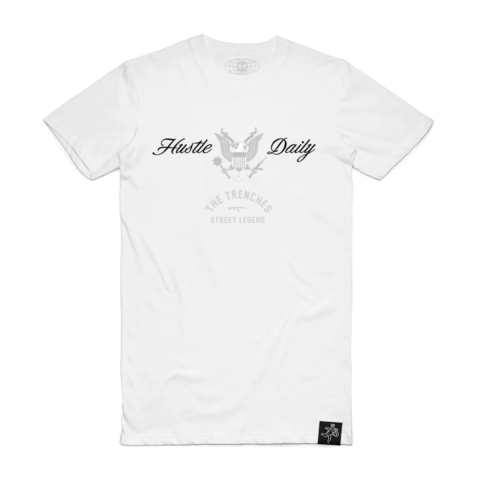 Image of Hustle Daily Eagle Seal White