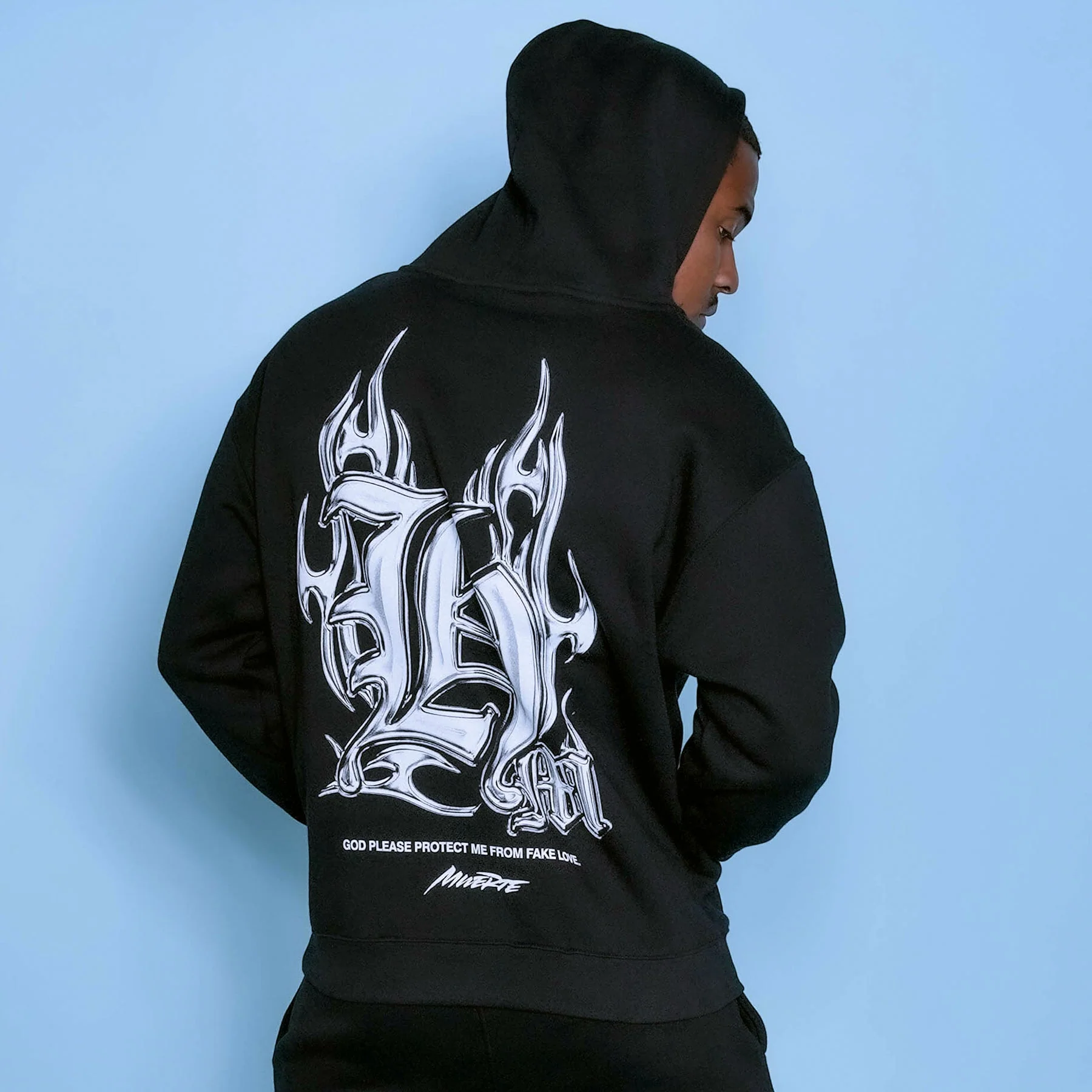 Image of HM OE Chrome Hoodie F/B