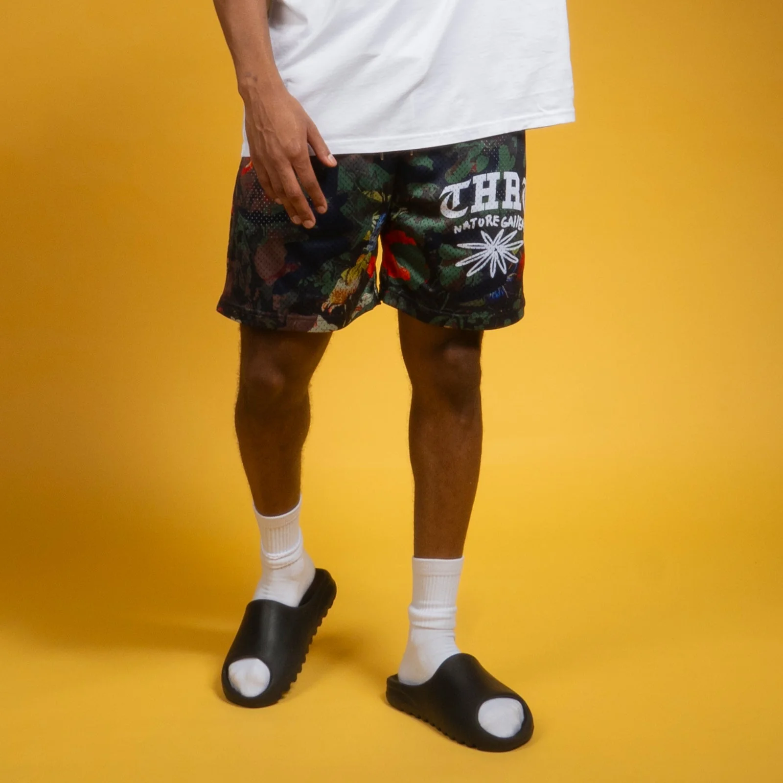 Image of NATURE GALLERY MESH SHORTS