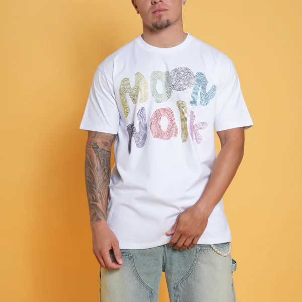 Image of Rhinestone Moonwalk Tee