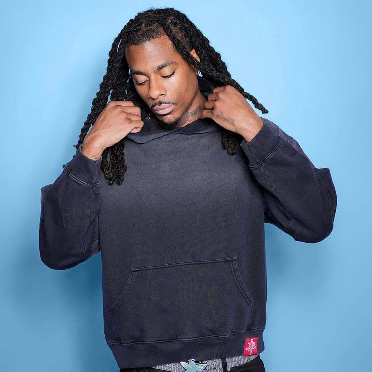 Image of BLACK POTASSIUM HOODIE - BASIC
