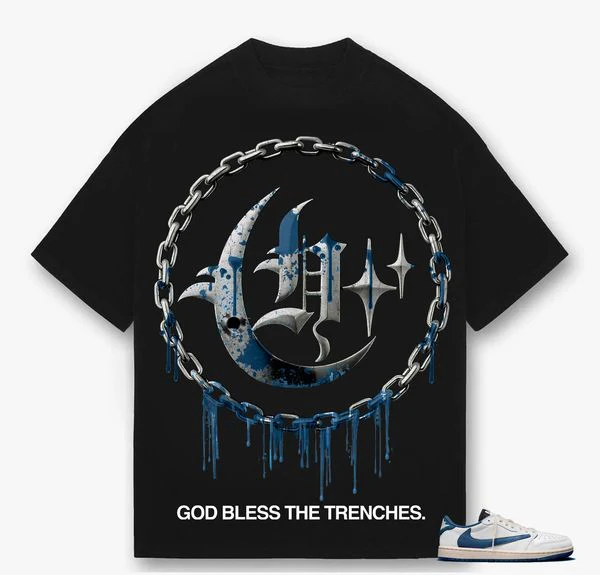 Image of Blue Blood - Black Tee