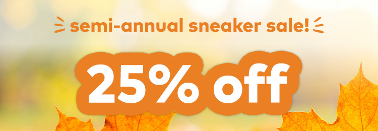 Semi-annual sneaker sale
