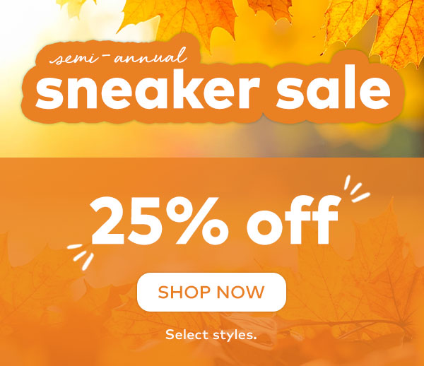 Semi-annual sneaker sale