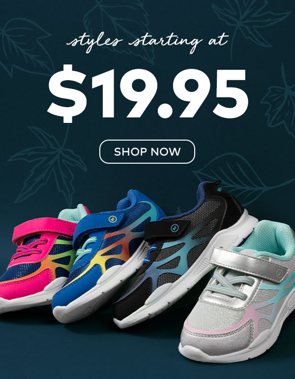 Styles starting at $19.95