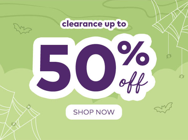Clearance up to 50% off