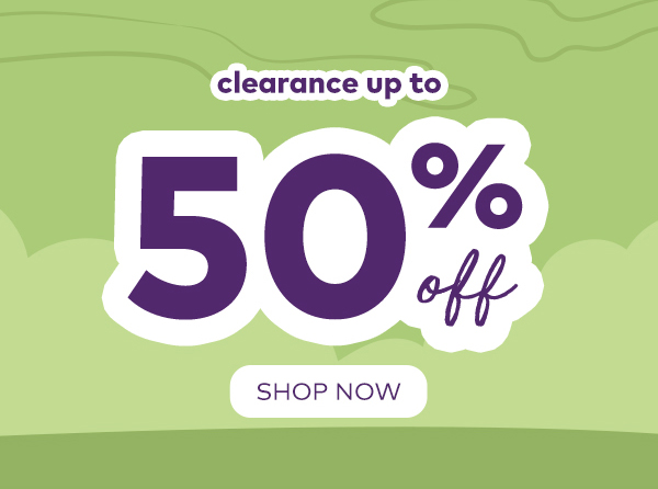Clearance up to 50% off