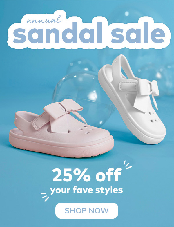 Annual sandal sale