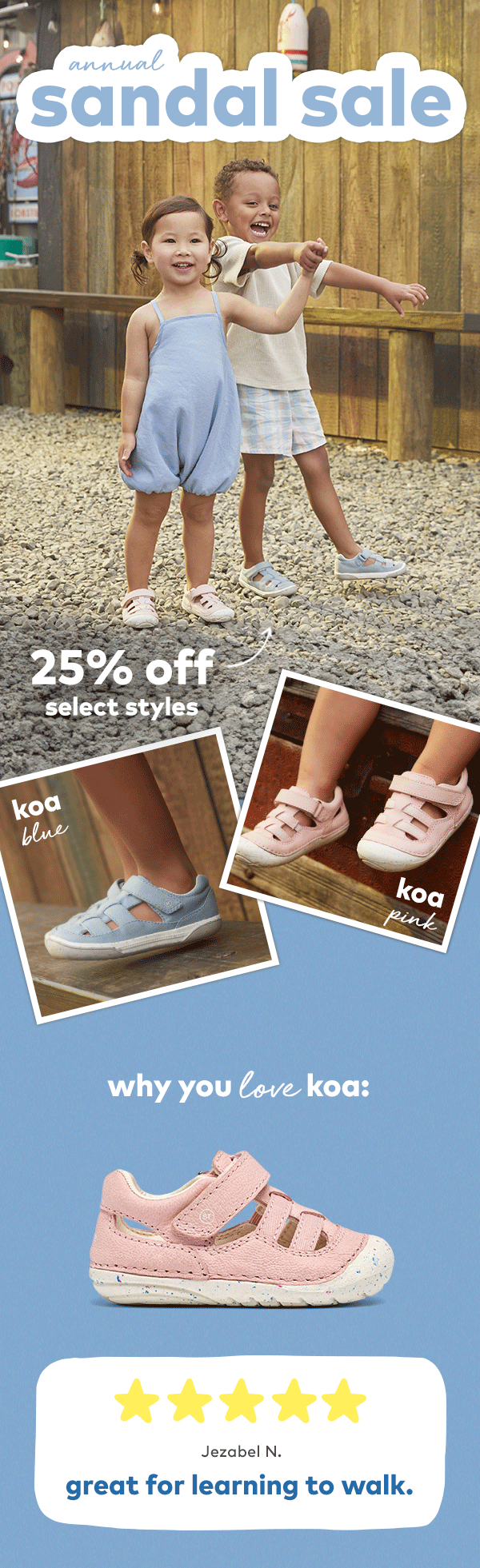 Annual sandal sale