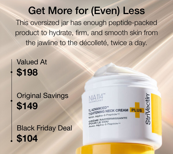 The #1 neck cream* in Jumbo