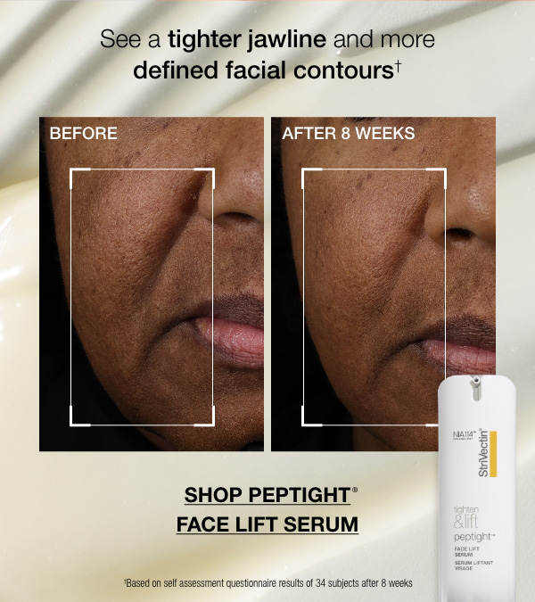 See a Tighter Jawline and more Defined Facial Contours*