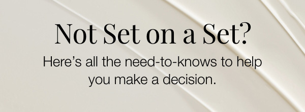 Not Set on a Set?