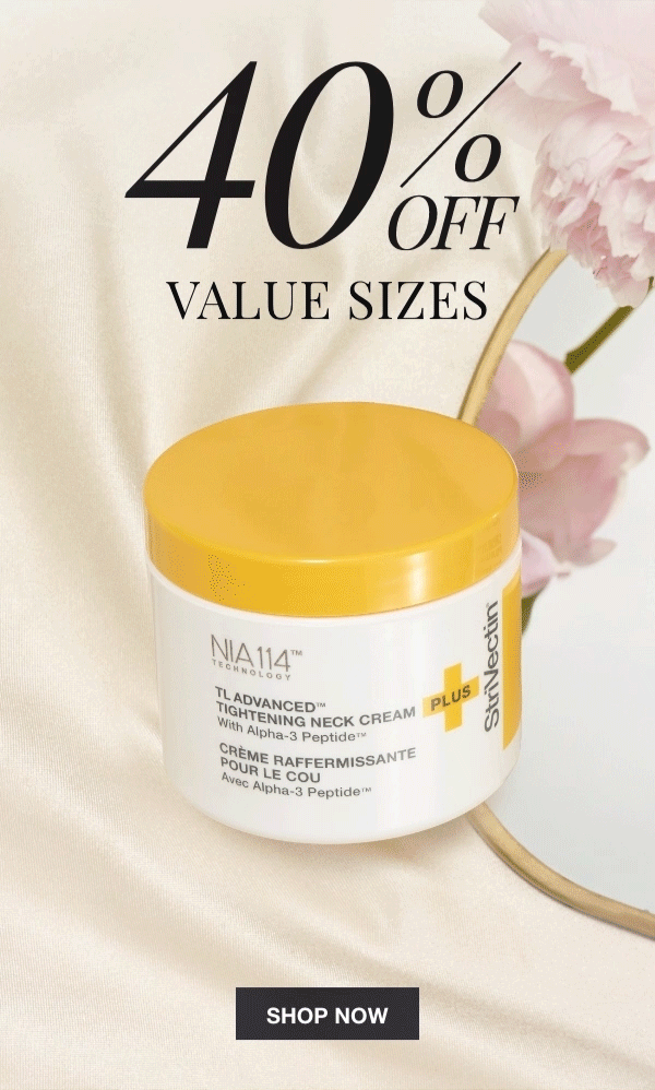 Get 40% Off Value Sizes