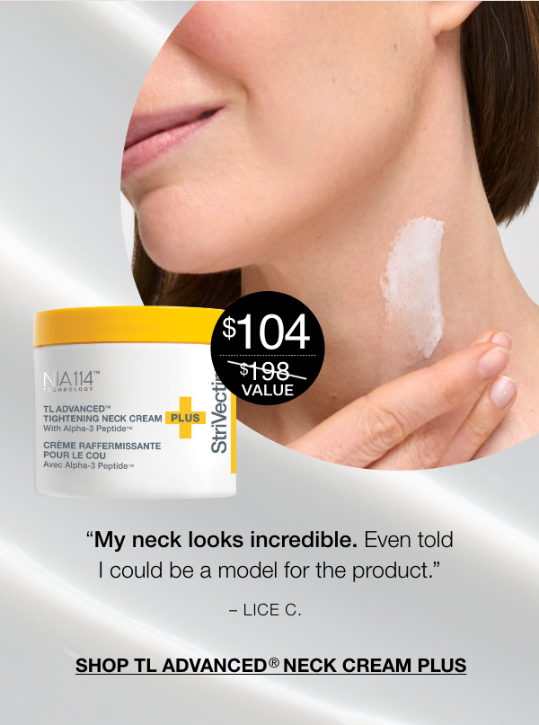 TL Advanced® Tightening Neck Cream PLUS