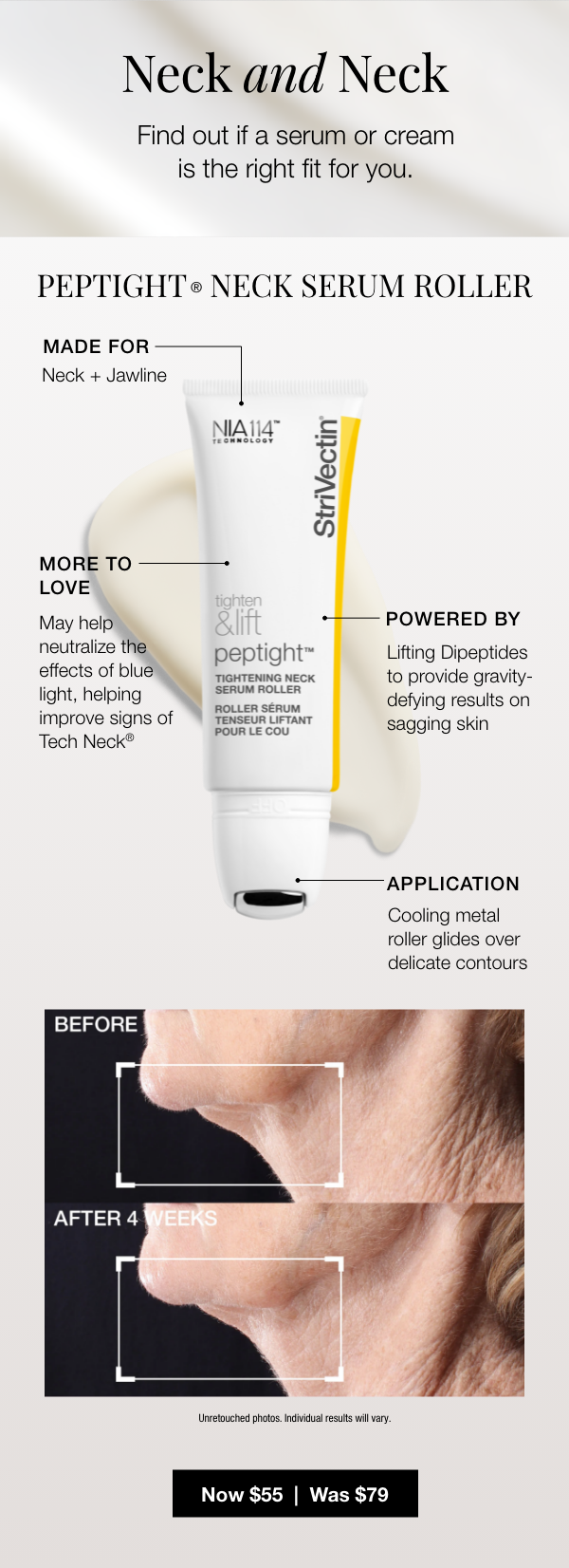 Peptight® Tightening Neck Serum Roller