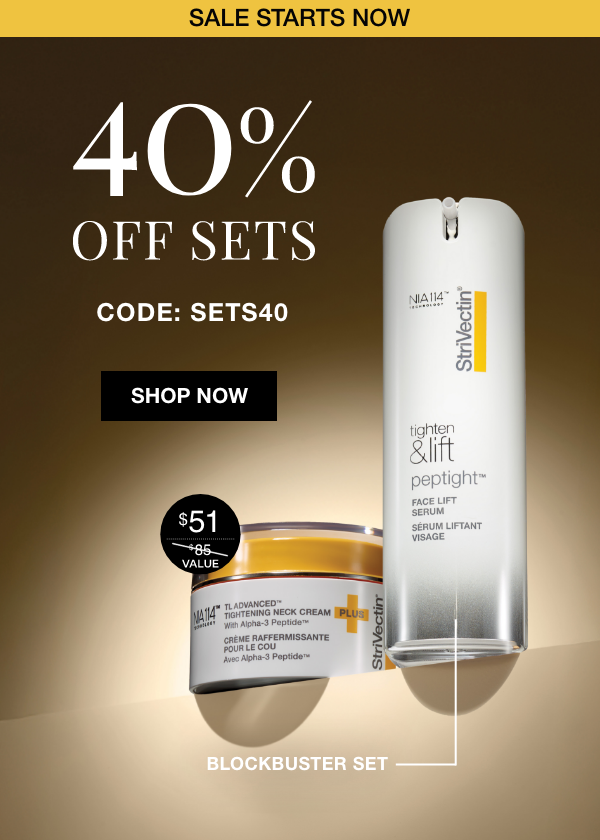 Enjoy 40% Off Sets