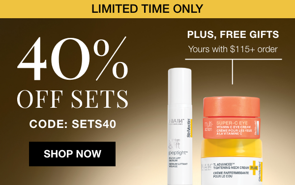 Enjoy 40% Off Sets