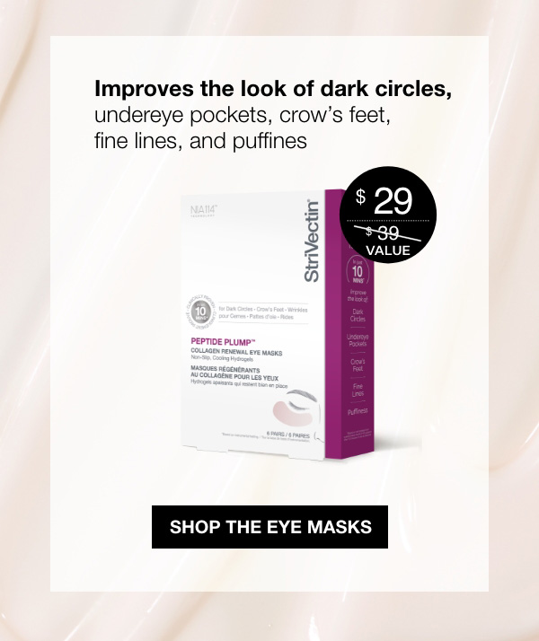 Peptide Plump® Collagen Renewal Eye Masks