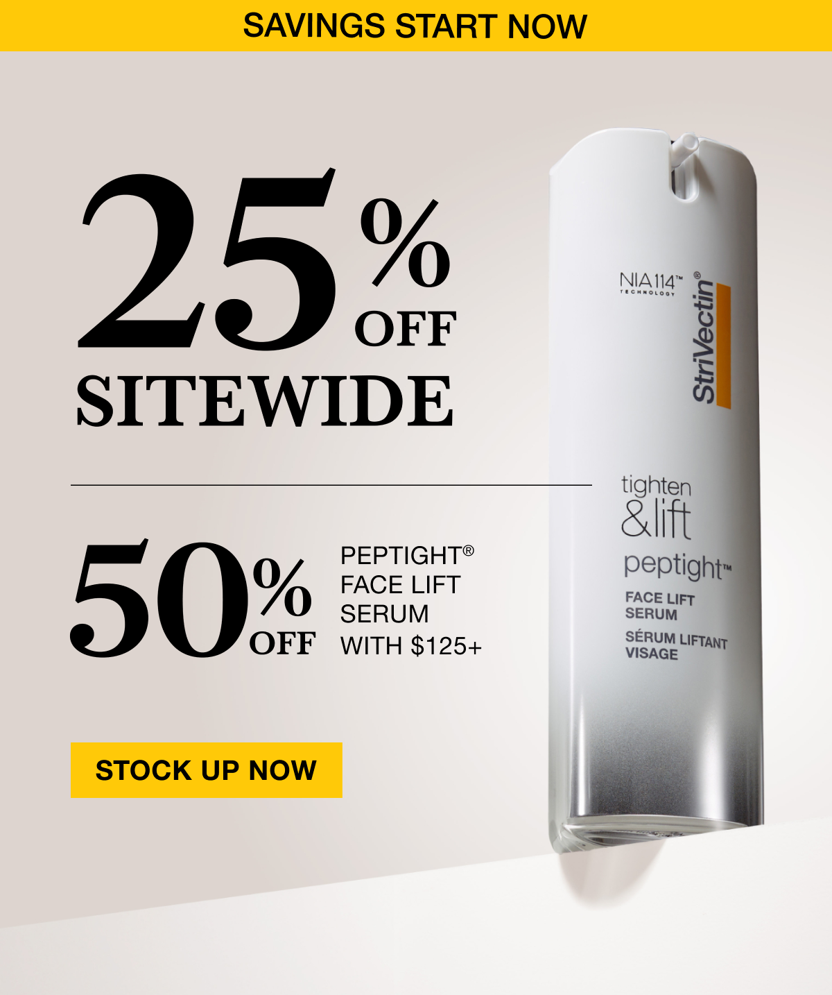 25% off Sitewide starts now!