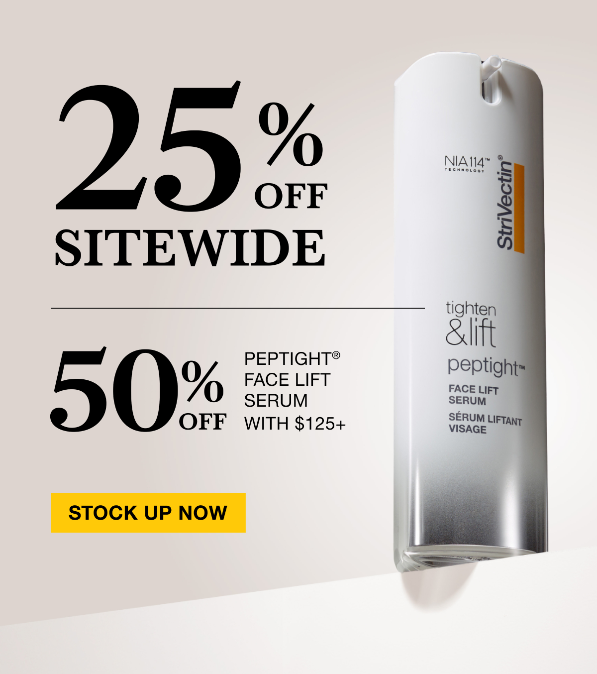 25% off Sitewide starts now!