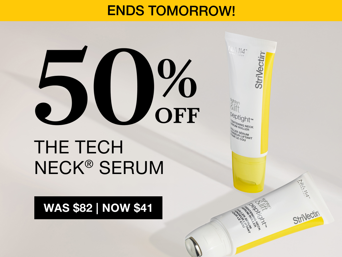Two Days Left - Save 50% on the Neck Serum