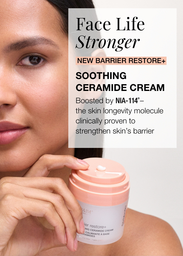 Introducing Barrier Restore+ Soothing Ceramide Cream