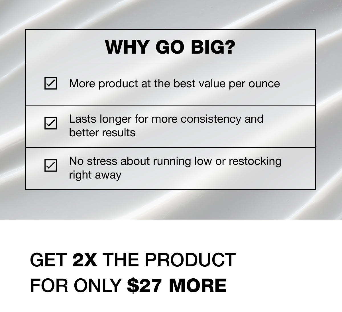 Get More Product at the Best Value