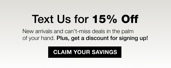 Claim Your Savings
