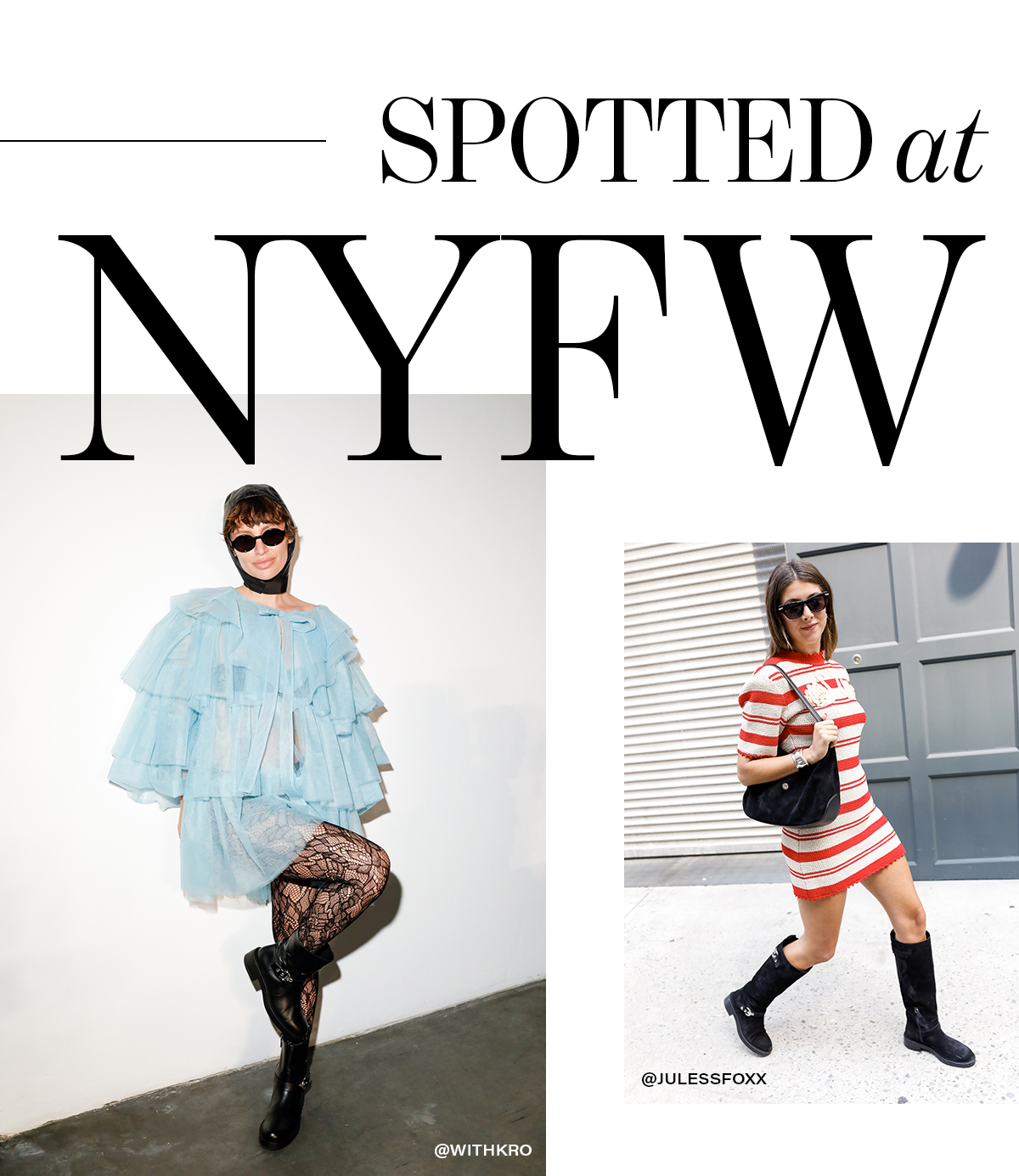 SPOTTED at NYFW Our CHRYSTIE moto boots are taking fashion week by storm. Make them yours for 25% off. SHOP NOW
