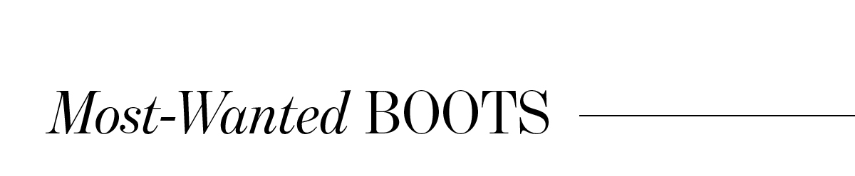 MOST WANTED BOOTS