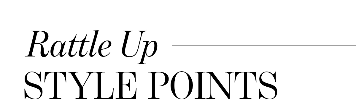 Rattle up style points
