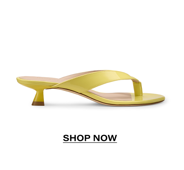 Rio Thong Sleek Sandal 35 in Citrine