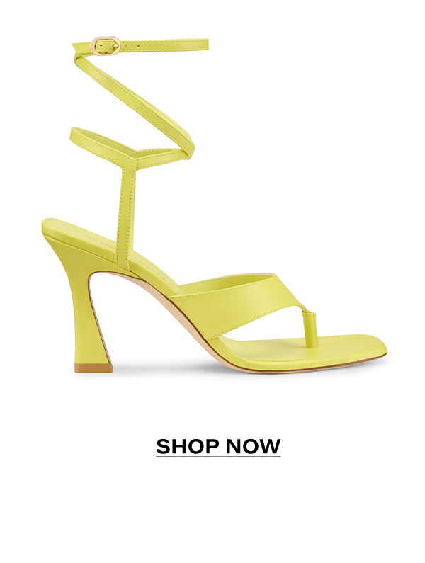 Vinnie Wrap Thong Sandal 85 in Citrine