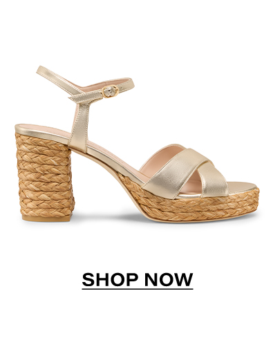 Dayna Platform Sandal 80 in Light Gold