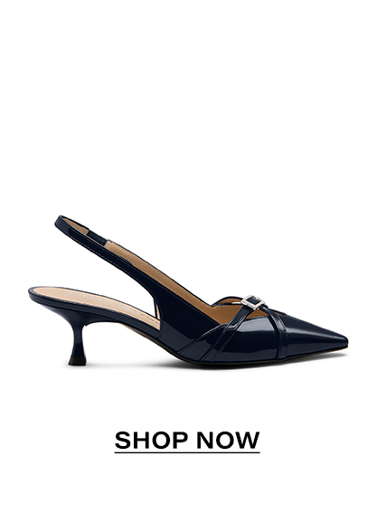 Georgie Slingback Pump 50 in Black