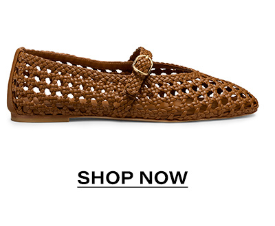Prim Woven Mary Jane in Boho Tan | Shop Now