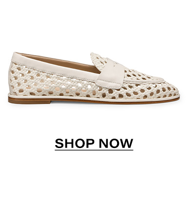 Spencer Woven Loafer in Cream | Shop Now