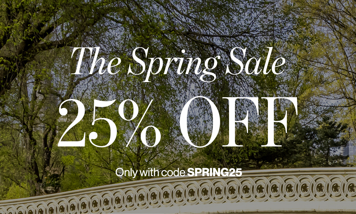 The Spring Sale 25% Off - Only With Code SPRING25