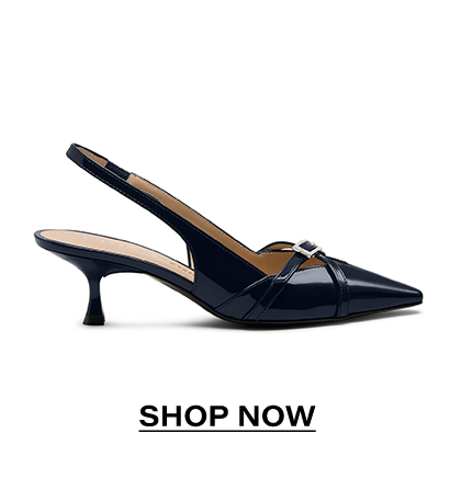 Georgie Slingback Pump in Navy Blue | Shop Now