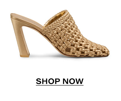 Marina Woven Mule 85 In Sandstone | Shop Now