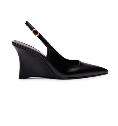 Vinnie Sling Wedge 85 in Black