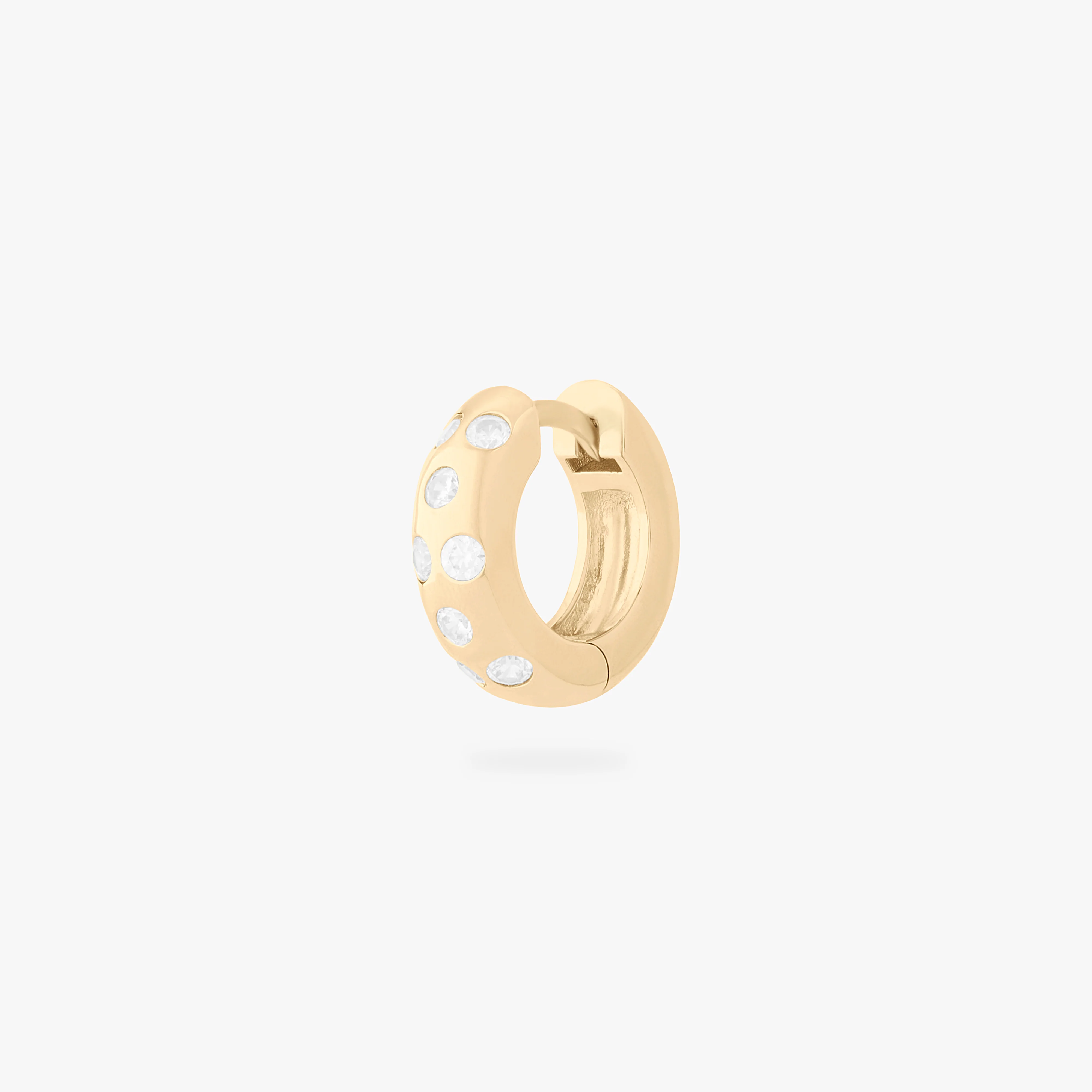 Image of Chunky CZ Huggie
