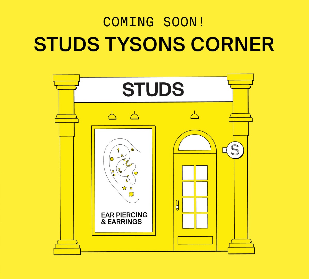 COMING SOON! STUDS TYSONS CORNER