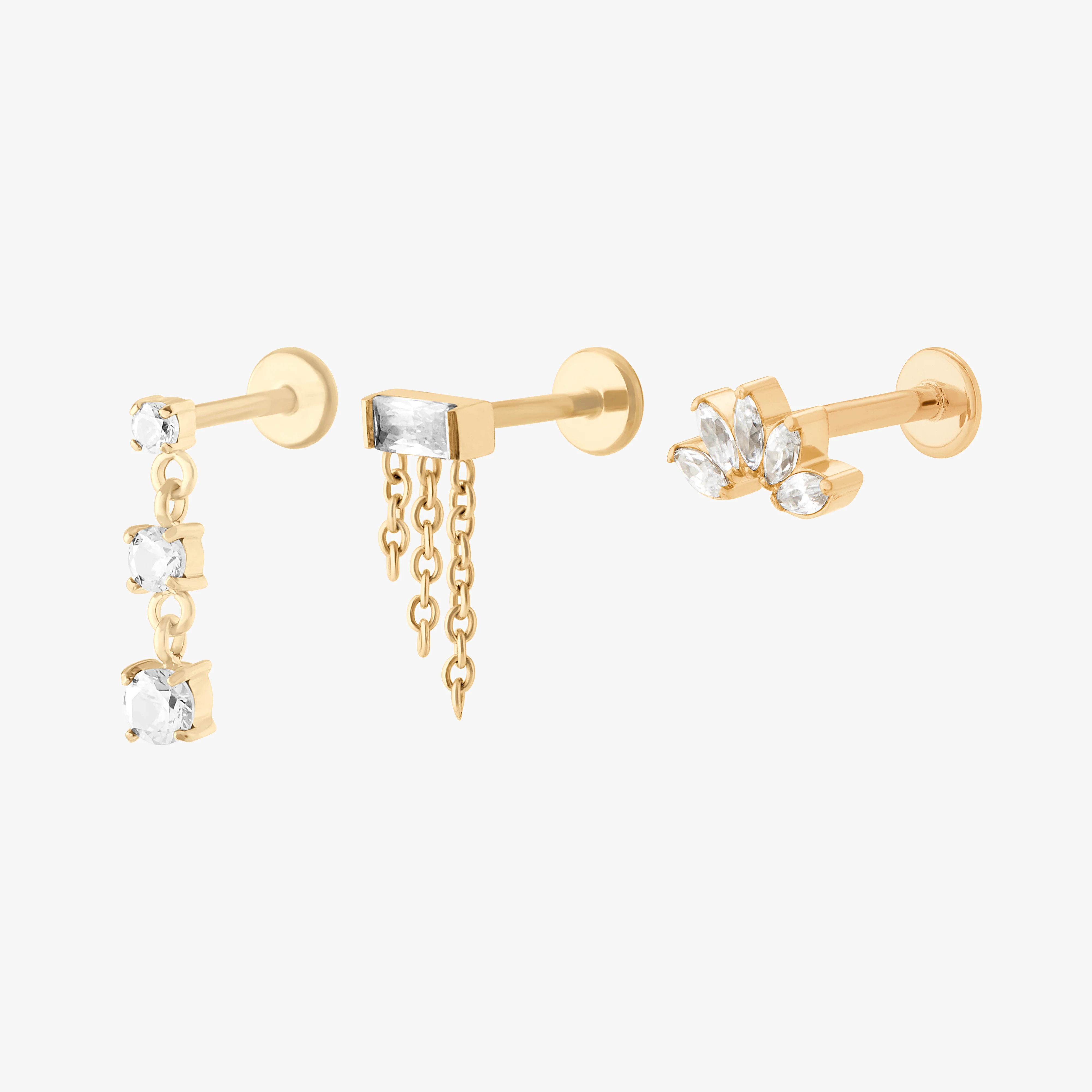 Image of Flatback Dangles Set