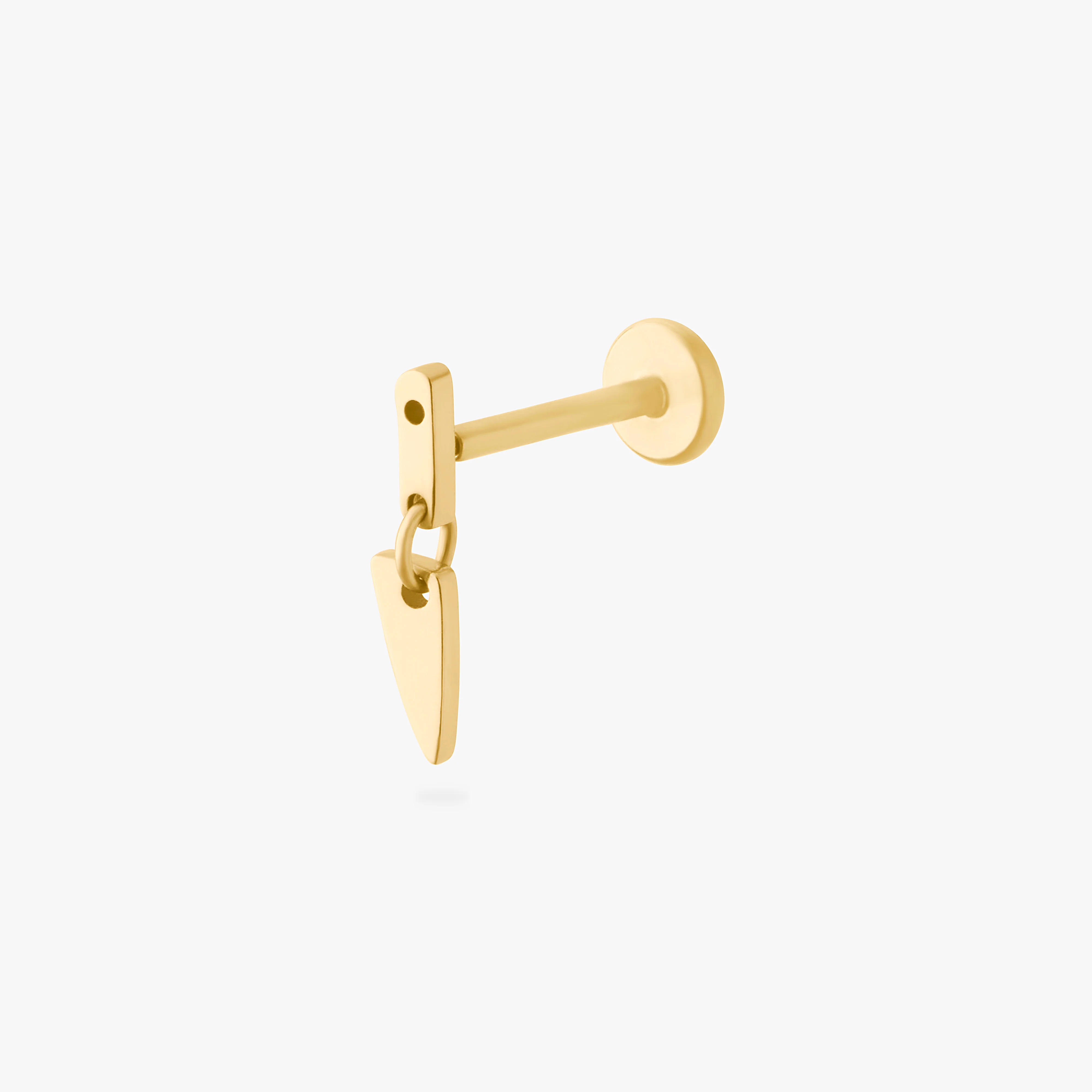Image of Dagger Dangle Flatback Stud