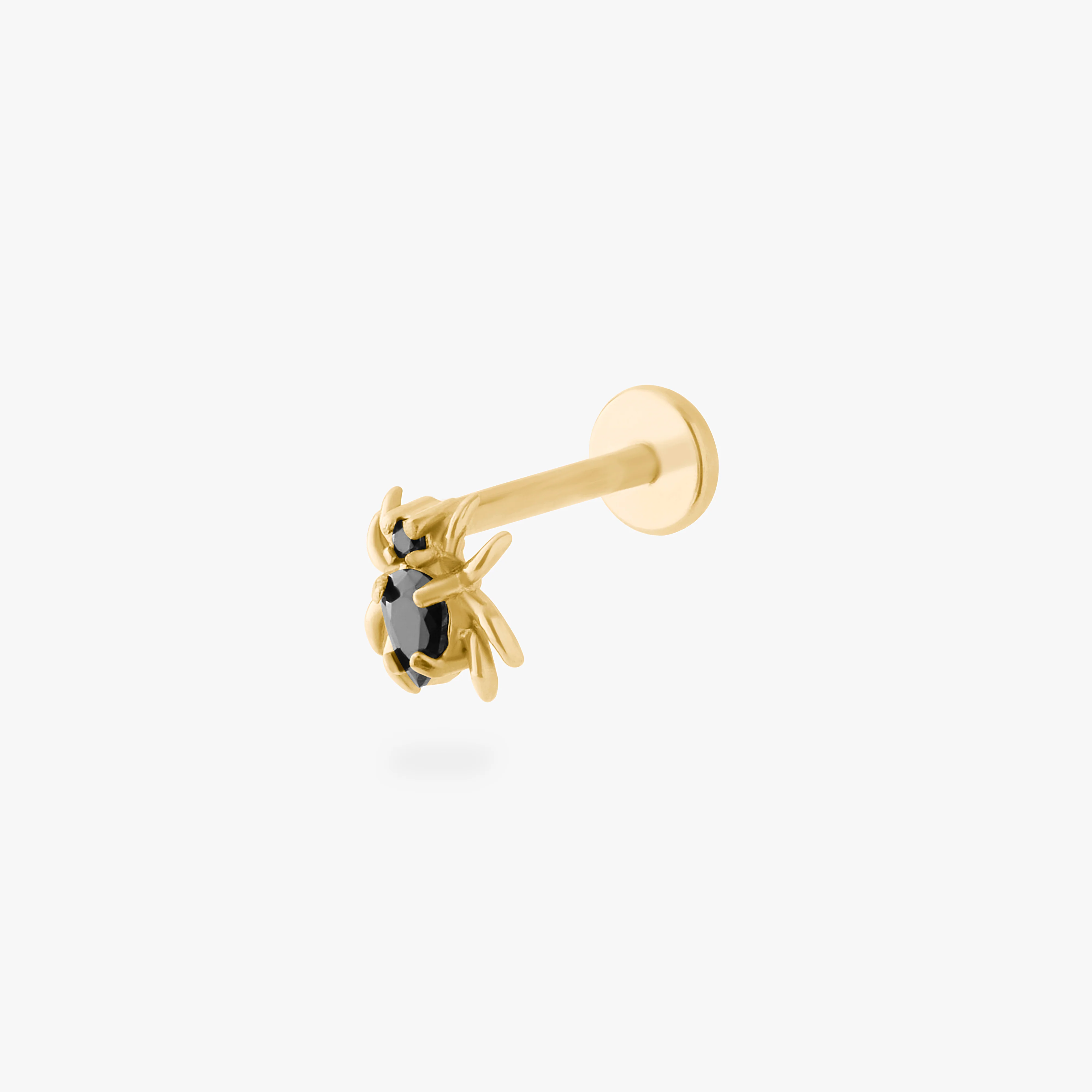 Image of CZ Spider Flatback Stud